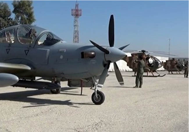 چهار طيارۀ جيت و هليکوپتر به قول اردوى سيلاب سپرده شد